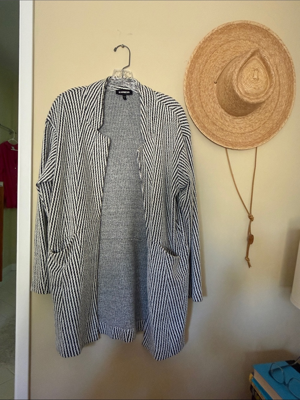 Express open front sweater